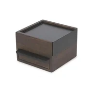 Pudełka i szkatułki - Szkatułka UMBRA Mini Stowit, brązowo-czarna, 16,7x15,2x10,9 cm - miniaturka - grafika 1