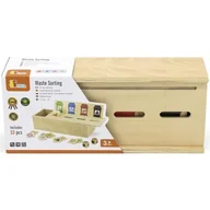 Układanki dla dzieci - Viga Układanka drewniana do nauki sortowania śmieci V44504 - miniaturka - grafika 1