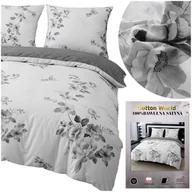 Pościel - Pościel 160 x 200 3cz Satyna Bawełniana Dalia 24 - miniaturka - grafika 1