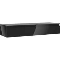 Szafki łazienkowe - Mexen Orio szafka łazienkowa podumywalkowa 140 cm z blatem, 1 szuflada, czarna połysk - 91A10-14023-1-BFC70 - miniaturka - grafika 1