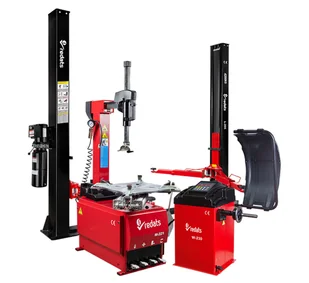 Zestaw Redats Montażownica M-221 Wyważarka W-230 Podnośnik dwukolumnowy L-205 - Maszyny wulkanizacyjne Zestaw Redats Montażownica M-221 Wyważarka W-230 Podnośnik dwukolumnowy L-205 - Maszyny wulkanizacyjne - miniaturka - grafika 1