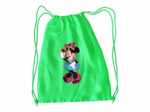 WOREK DO SZKOŁY WF/BUTY MYSZKA MINNIE + IMIĘ - Torby szkolne - miniaturka - grafika 1