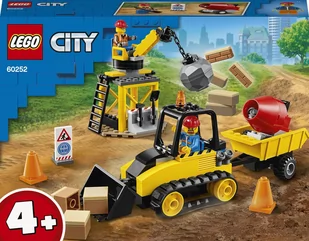 LEGO City Buldożer budowlany 60252 - Klocki - miniaturka - grafika 1
