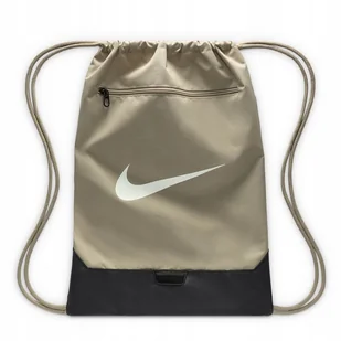 Worek na buty i odzież Nike Brasilia DM3978-253 zielony - Plecaki worki - miniaturka - grafika 1