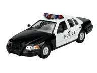 Samochody i pojazdy dla dzieci - WELLY 1999 FORD CROWN VICTORIA POLICJA 1:24 22082 - miniaturka - grafika 1