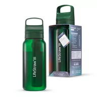 Butelki filtrujące - LifeStraw Go 2.0 Zielona butelka filtrująca 1L Terrace Green - miniaturka - grafika 1