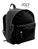Plecaki szkolne i tornistry - SOLs Bags 70101 Plecak dziecięcy Rider 12 x 25 x 30 cm - Kolor: Czarny - Rozmiar: 12 x 25 x 30 cm - miniaturka - grafika 1