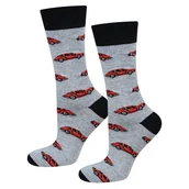 Skarpetki damskie - Skarpetki męskie kolorowe SOXO GOOD STUFF samochody - 40–45 - miniaturka - grafika 1