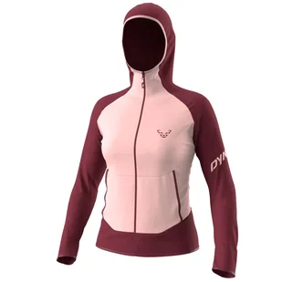 DYNAFIT Transalper Light Polartec W Hoody Burgundy 38/M - Kurtki i kamizelki sportowe damskie - miniaturka - grafika 1
