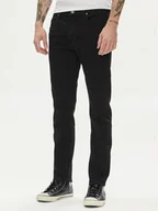 Spodnie męskie - Lee Jeansy Rider 112140635 Czarny Slim Fit - miniaturka - grafika 1