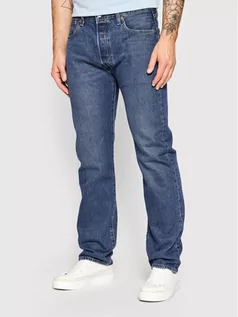 Spodnie męskie - Levi's® Jeansy 501® 00501-3322 Niebieski Regular Fit - grafika 1