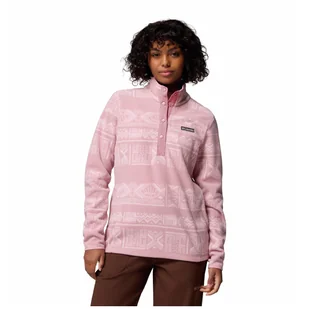 Bluza damska Columbia Benton Springs™ Printed Half Snap Rozmiar: S / Kolor: różowy - Bluzy sportowe damskie - miniaturka - grafika 1