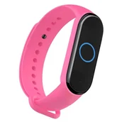 Akcesoria do smartwatchy - Hurtel Opaska Xiaomi Mi Band 5 Silikonowa Różowa mb_20200824151651 - miniaturka - grafika 1