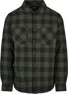 Koszule męskie - Urban Classics Męska koszula z kołnierzem, czarny, 5XL - miniaturka - grafika 1