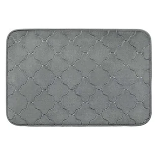 Dywanik łazienkowy Napoli 40 x 60 cm szary - Dywaniki łazienkowe - miniaturka - grafika 1