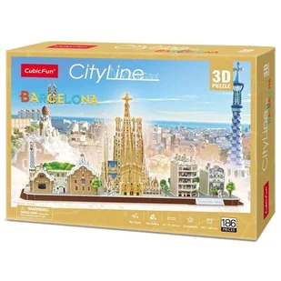Puzzle 3D City Line Barcelona - Puzzle - miniaturka - grafika 1