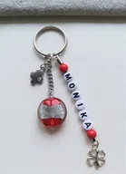 Breloki - Brelok Breloczek Szkło Drzewko Koniczyna Imię - miniaturka - grafika 1