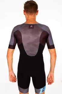 ZEROD Strój triathlonowy RACER TT SUIT dark atoll shad - Bielizna sportowa męska - miniaturka - grafika 2