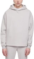 Bluzy męskie - Urban Classics Męska bluza z kapturem Organic Loose Hoody, Lightassphalt, 3XL - miniaturka - grafika 1
