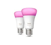 Systemy inteligentnych domów - Philips Hue White and Colour Ambiance A60 E27 1100 2szt. - miniaturka - grafika 1