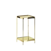 Meblościanki - Beliani Stolik pomocniczy mały złoty ALSEA - miniaturka - grafika 1