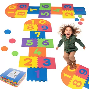 PUZZLE PIANKOWE gra w klasy mata edukacyjna 11 elementów - Puzzle - miniaturka - grafika 1