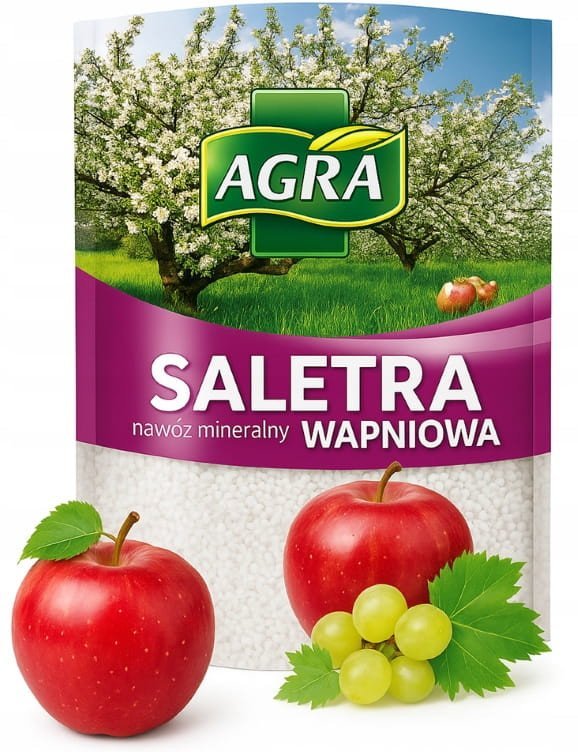 Agrecol Saletra wapniowa 5kg Azot i wapń dla zdrowych i silnych roślin