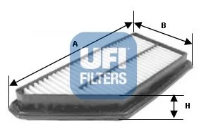 Filtr powietrza UFI Filtry 30.237.00 - Filtry powietrza - miniaturka - grafika 1