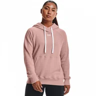 Bluzy sportowe damskie - Damska bluza dresowa nierozpinana z kapturem UNDER ARMOUR Rival Fleece HB Hoodie - miniaturka - grafika 1