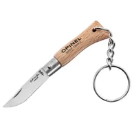 Noże - Nóż składany Opinel No.2 Inox Natural Brelok - miniaturka - grafika 1