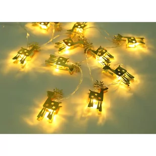 Globo Globo - LED Dekoracyjny łańcuch z lampkami 10xLED/0,03W/2xAA - Oświetlenie świąteczne - miniaturka - grafika 1