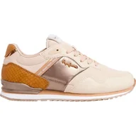 Trampki damskie - Pepe Jeans Damskie trampki LONDON MIX W, beżowe (DAISY BEIGE), 42 EU, Beżowa stokrotka beżowa, 43 EU - miniaturka - grafika 1