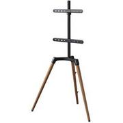 Uchwyty do telewizora - TV Stand Hama Real Wood, podlahový, pro úhlopříčky 32" až 65", nosnost 35 kg (118091) Drewno - miniaturka - grafika 1