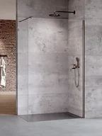Kabiny prysznicowe - Kabina prysznicowa New Trendy Nesta 100x200 walk-in grafit uniwersalna K-1757 - miniaturka - grafika 1