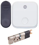 Systemy inteligentnych domów - Zestaw Yale Linus® Smart Lock (Czarny) + Bridge + Wkładka - miniaturka - grafika 1