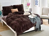 Pościel - Gruba pościel futrzana, 200x220, zimowa, idealna na zimę, PFJ-005, 3-częściowa - miniaturka - grafika 1