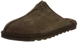 Skechers Męskie kapcie Renten Palco, Czekoladowa mikrofibra zamsz, 42 EU - Kapcie damskie - miniaturka - grafika 1