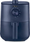 Frytkownice - BELLA Frytkownica powietrzna 2,7 l, bez wstępnego podgrzewania, bez oleju, nieprzywierająca patelnia i taca na chrupiące elementy nadają się do mycia w zmywarce, łatwe czyszczenie, matowa niebieska - miniaturka - grafika 1
