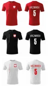 Koszulki sportowe męskie - Koszulka Reprezentacji Polski Kaczmarek Siatkówka - miniaturka - grafika 1