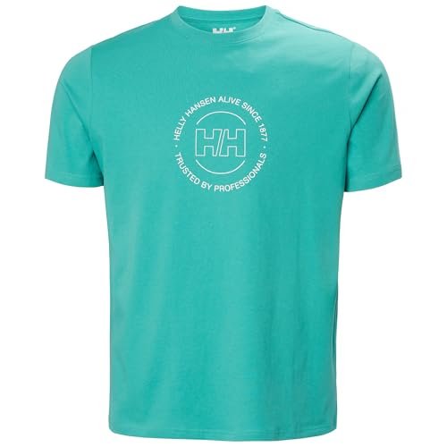 Helly Hansen Męskie Core Graphic T 2.0, Dark Mint, 2XL
