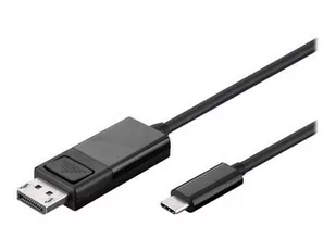 MicroConnect Kabel Usb-c DisplayPort Czarny 1m - Kable komputerowe i do monitorów - miniaturka - grafika 2