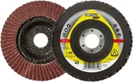 Materiały ścierne - Klingspor SMT 314 Extra ściernica listkowa wypukła 125 mm gr. 40 do drewna, stali i stali szlachetnej 322815 - miniaturka - grafika 1