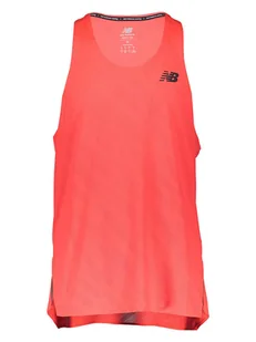 New Balance Top sportowy "Q Speed" w kolorze czerwonym - Koszulki sportowe męskie - miniaturka - grafika 1