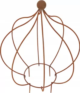 Figurka Figura Ozdoba Cebula Ogrodowa Metal Rdza - Pozostałe ozdoby ogrodowe - miniaturka - grafika 1