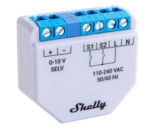 Shelly Inteligentny Ściemniacz światła WiFi Plus 0-10V Dimmer - Systemy inteligentnych domów - miniaturka - grafika 1