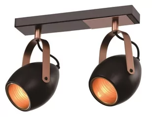 Candellux Lampa czarno-miedziana regulowana spot E14 2x40W Anica 92-81797 92-81797 - Lampy ścienne - miniaturka - grafika 1