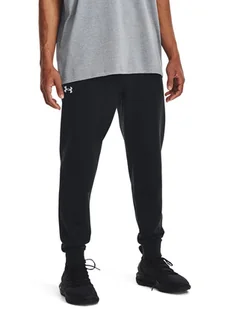 Under Armour Spodnie dresowe "Rival Fleece" w kolorze czarnym - Spodnie sportowe męskie - miniaturka - grafika 1