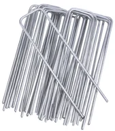 Agrowłókniny - Ocynkowane SZPILKI STALOWE kotwy kołki DO MOCOWANIA AGROWŁÓKNINY 15cm x25 - miniaturka - grafika 1