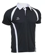 Koszule męskie - ASIOKA Męska koszula polo Rom, granatowa/biała, L - miniaturka - grafika 1