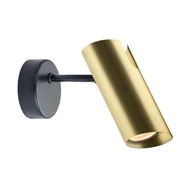 Lampy ścienne - Light Prestige Futuro kinkiet 1-punktowy czarny/złoty LP-17001/1W GD/BK - miniaturka - grafika 1